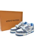 Louis Vuitton Trainer Blue Cloth Surface