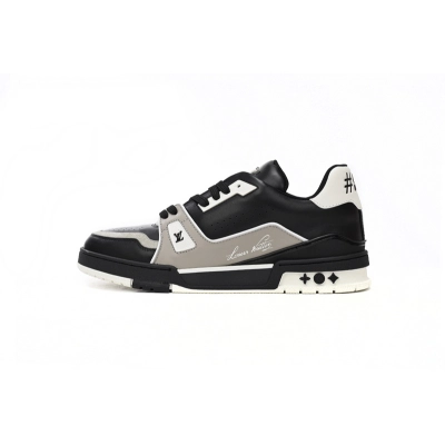 Louis Vuitton Trainer Cowboy Black Gray 01