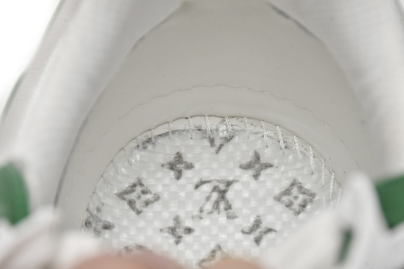 Louis Vuitton Trainer Green Cloth Surface