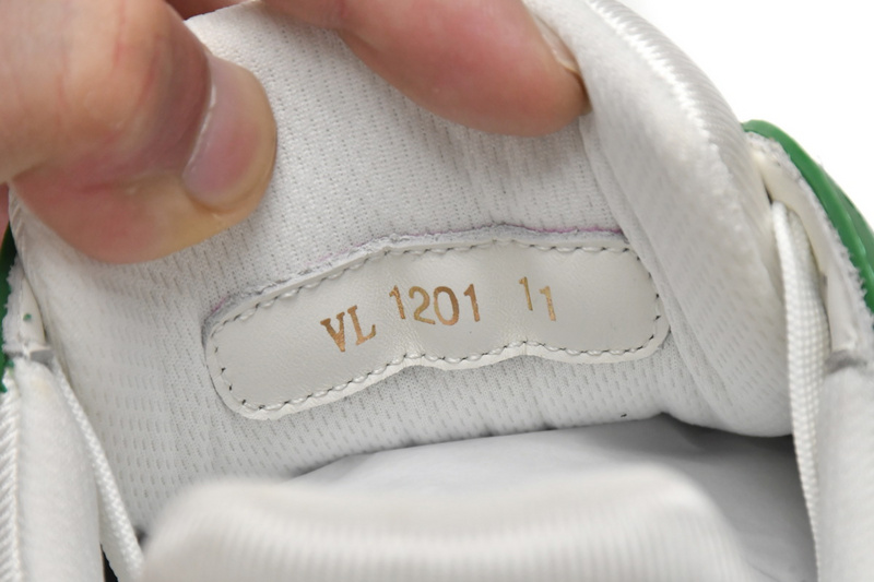 Louis Vuitton Trainer Green Cloth Surface