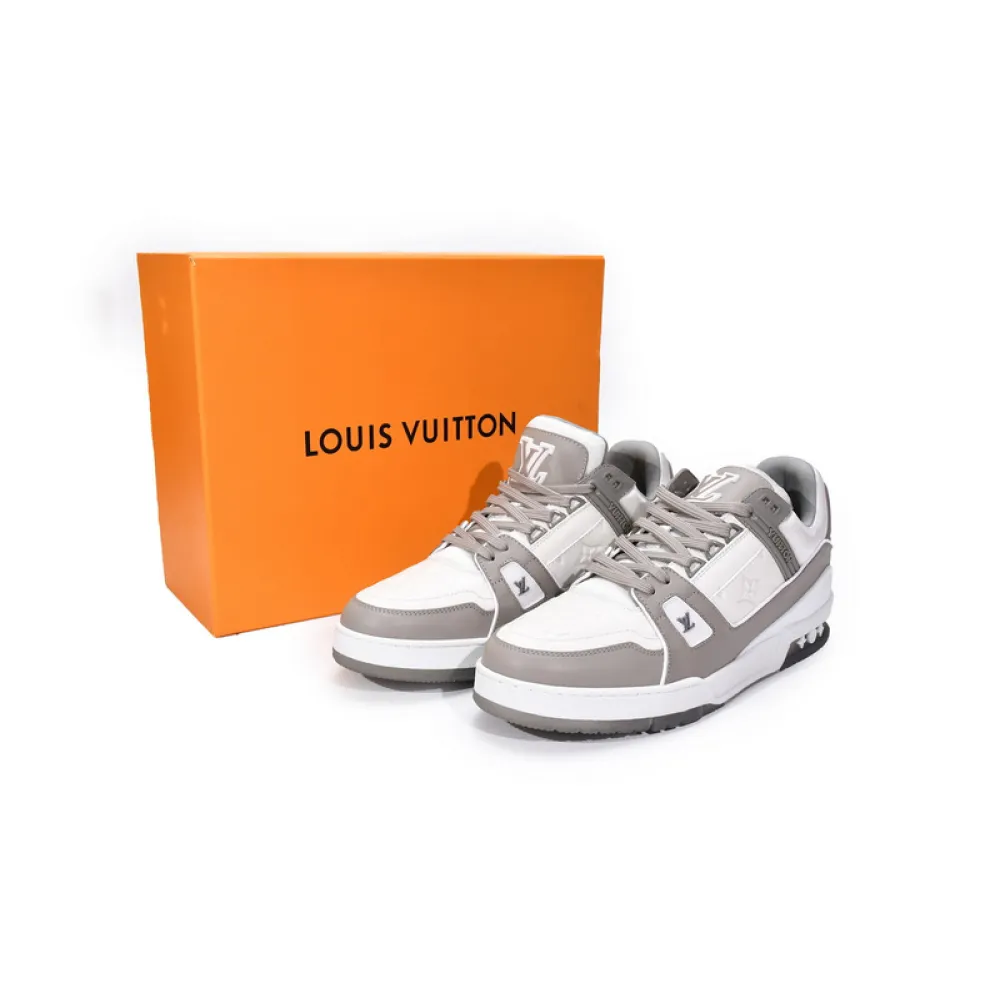 Louis Vuitton Trainer Grey White