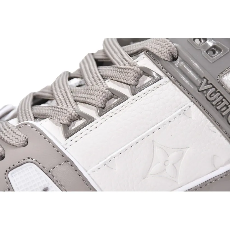 Louis Vuitton Trainer Grey White