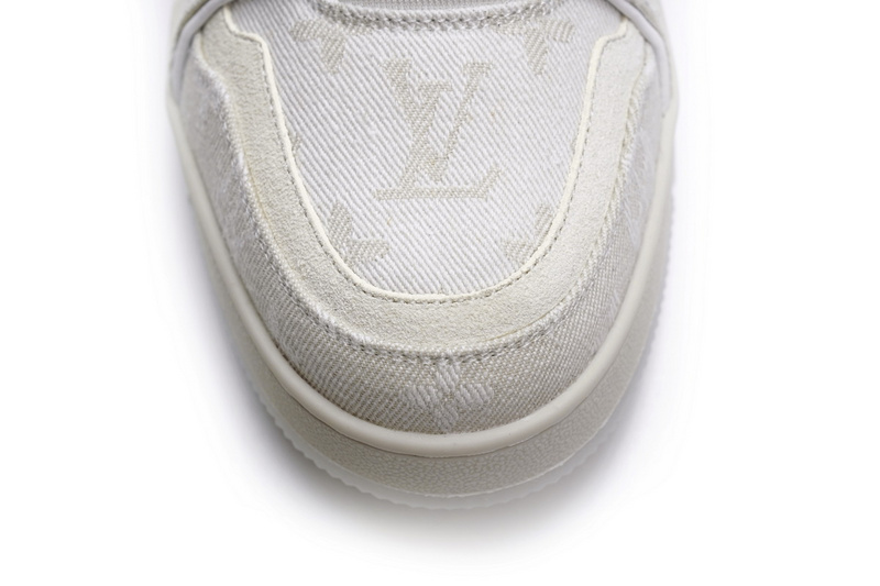 Louis Vuitton Trainer White Denim