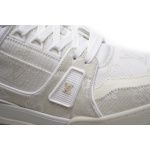 Louis Vuitton Trainer White Denim