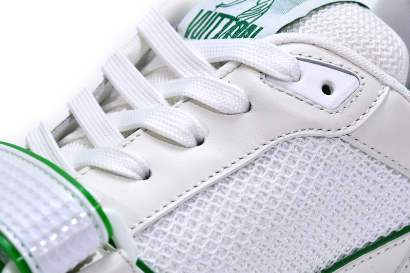 Louis Vuitton Trainer White Green