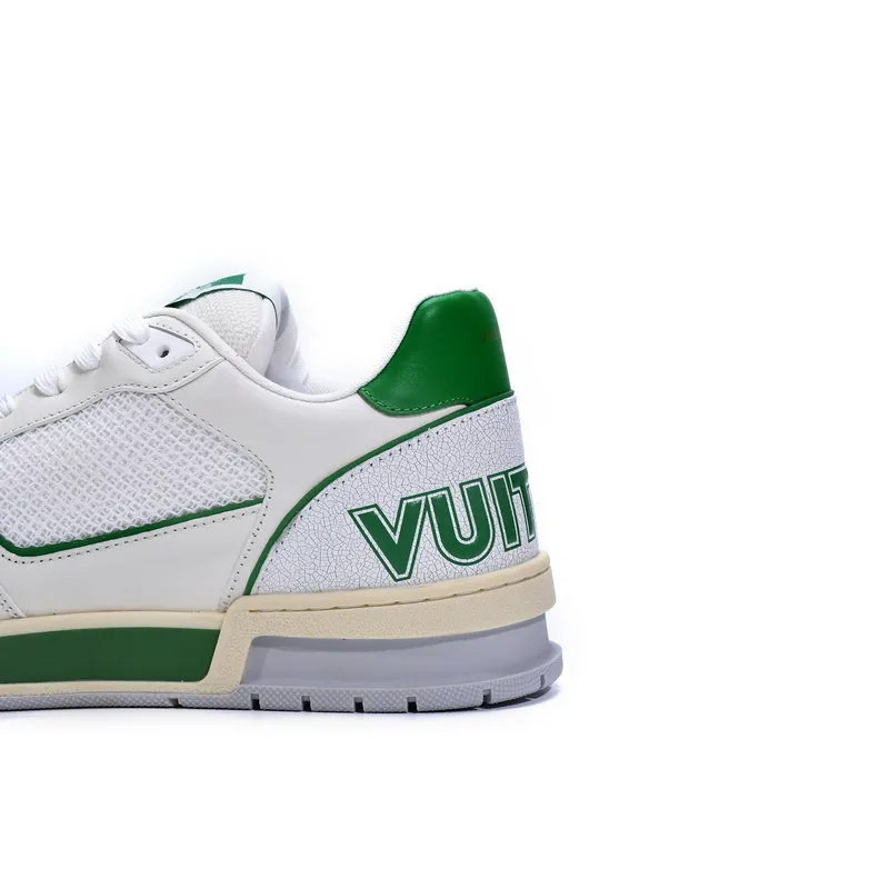 Louis Vuitton Trainer White Green