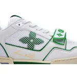 Louis Vuitton Trainer White Green