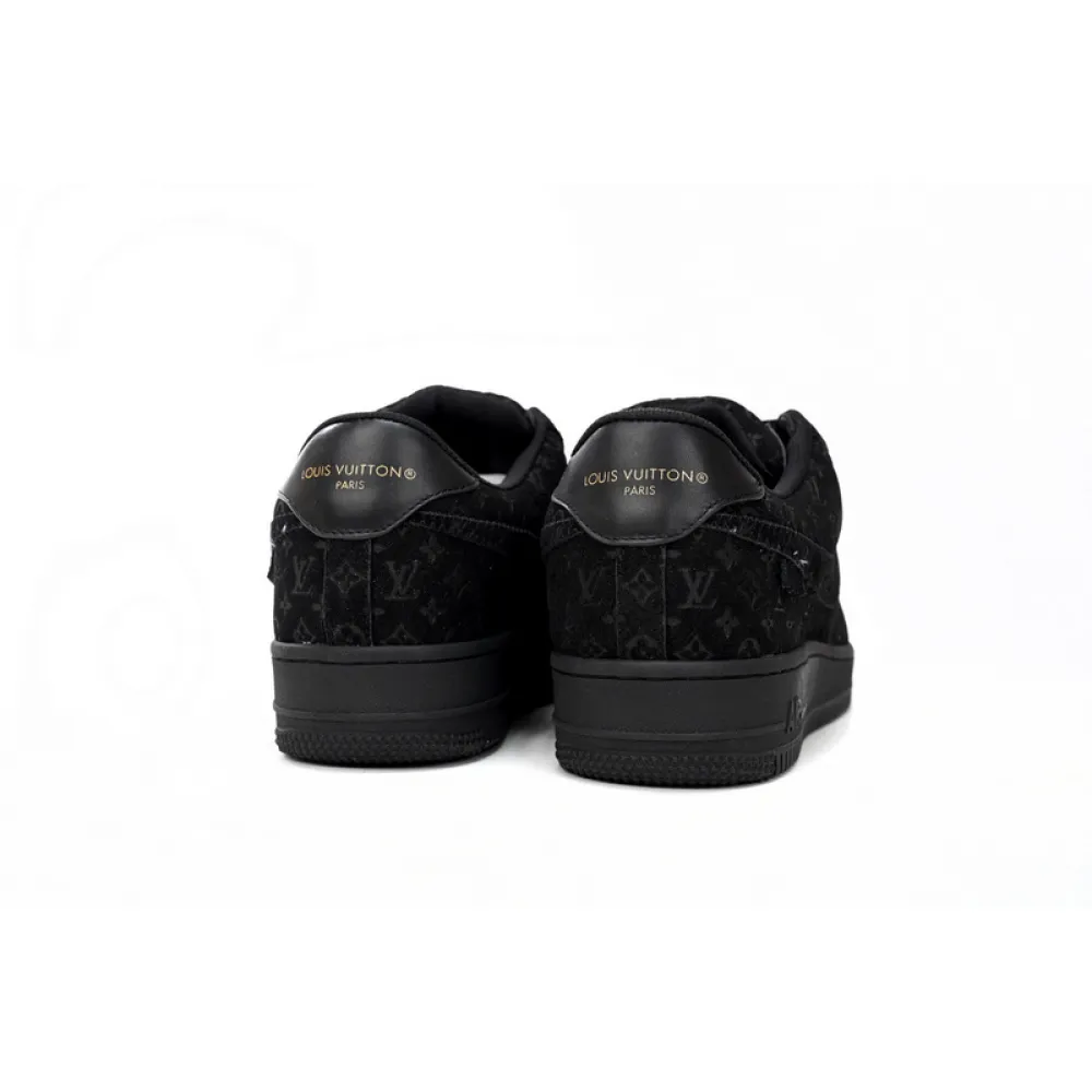 Louis Vuitton x Nike Air Force 1 All Black