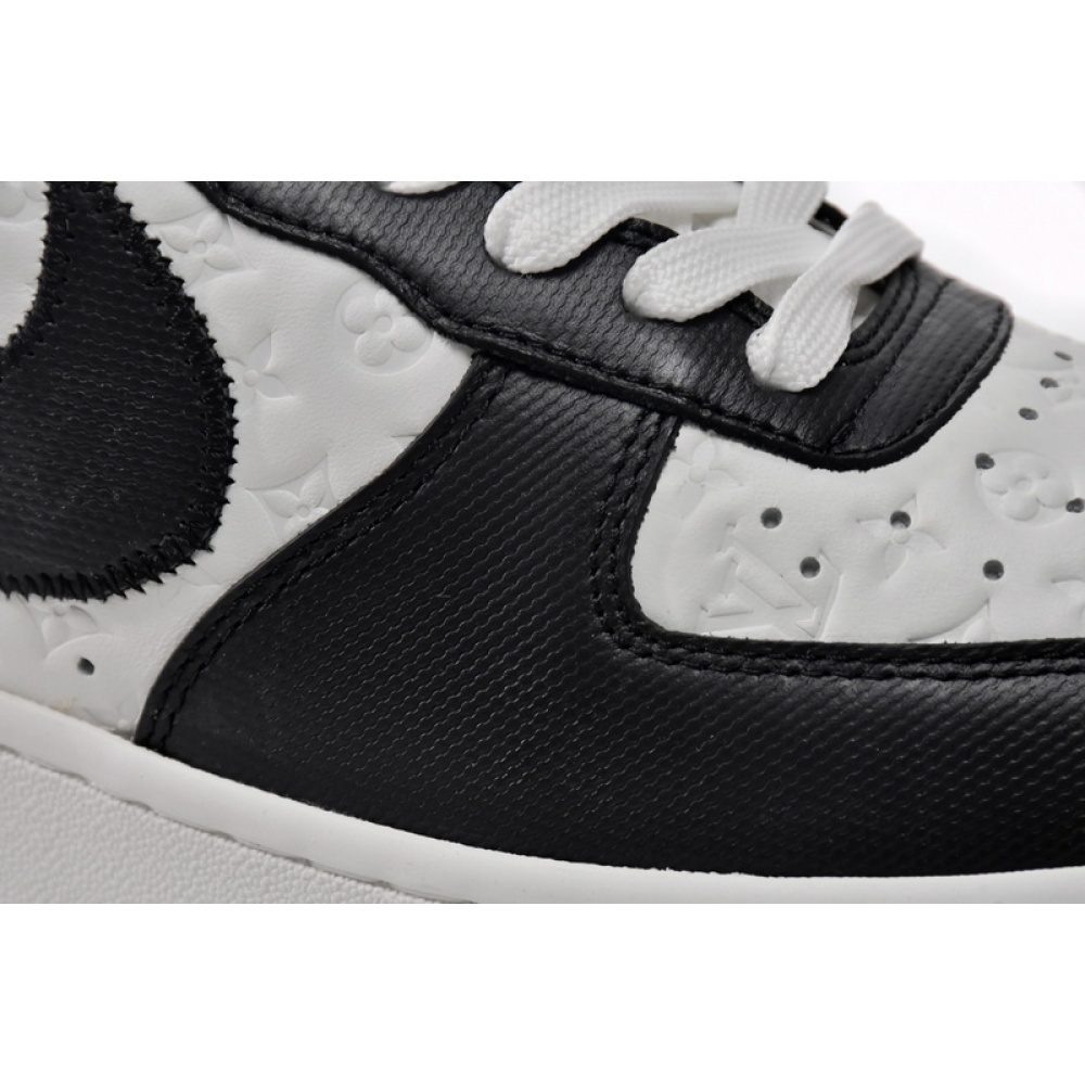 Louis Vuitton x Nike Air Force 1 Black White