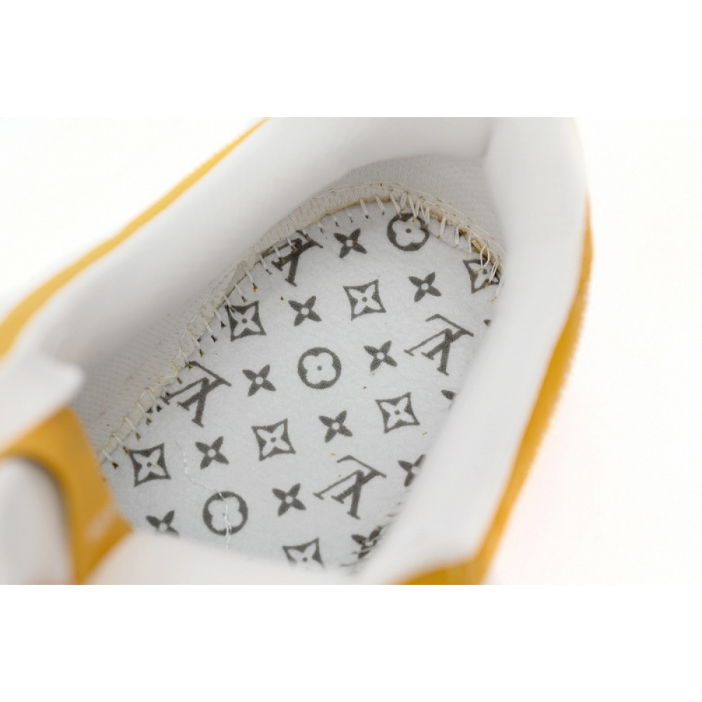Louis Vuitton x Nike Air Force 1 Co Branded White Yellow