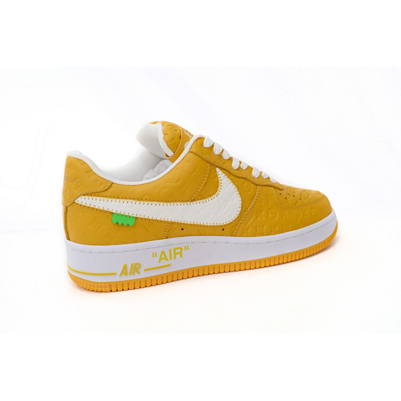 Louis Vuitton x Nike Air Force 1 Co Branded White Yellow