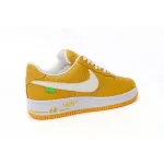 Louis Vuitton x Nike Air Force 1 Co Branded White Yellow