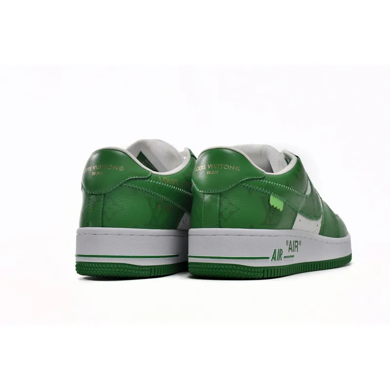 Louis Vuitton x Nike Air Force 1 White Green