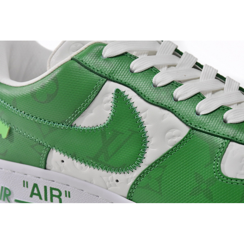 Louis Vuitton x Nike Air Force 1 White Green
