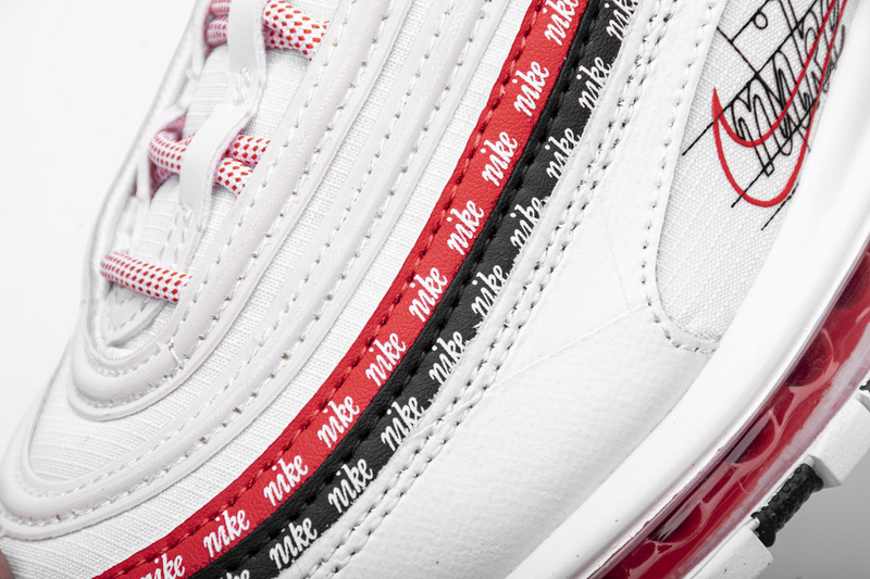 Nike Air Max 97 White University Red