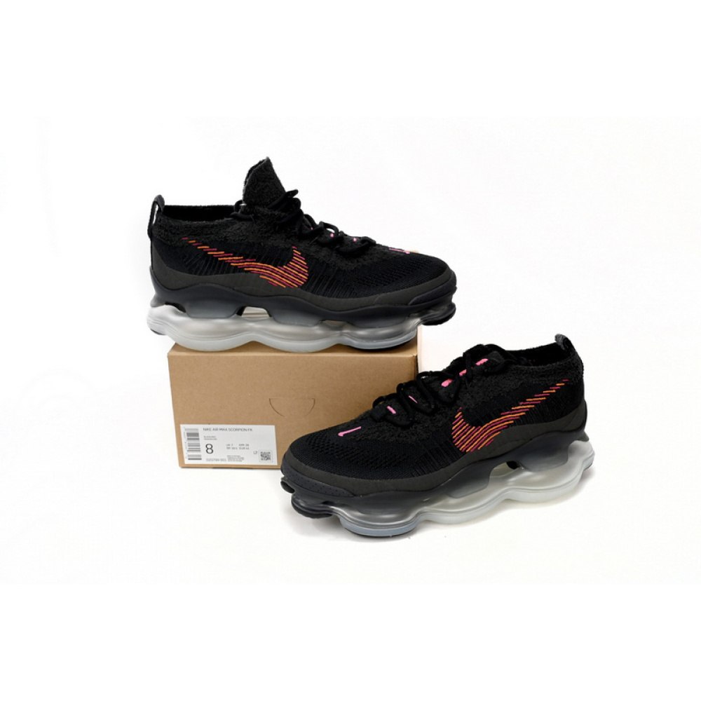 Nike Air Max Scorpion FK Black and GREY RED
