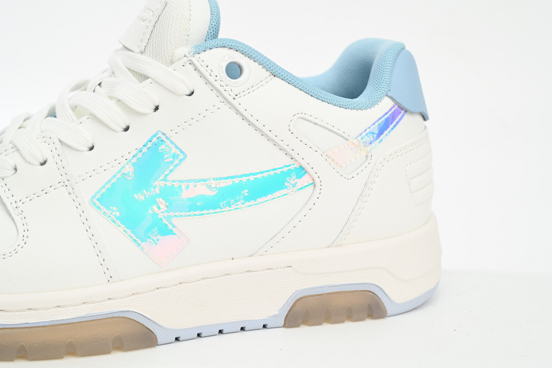 OFF-WHITE Out Of Blue White Blue Discoloration