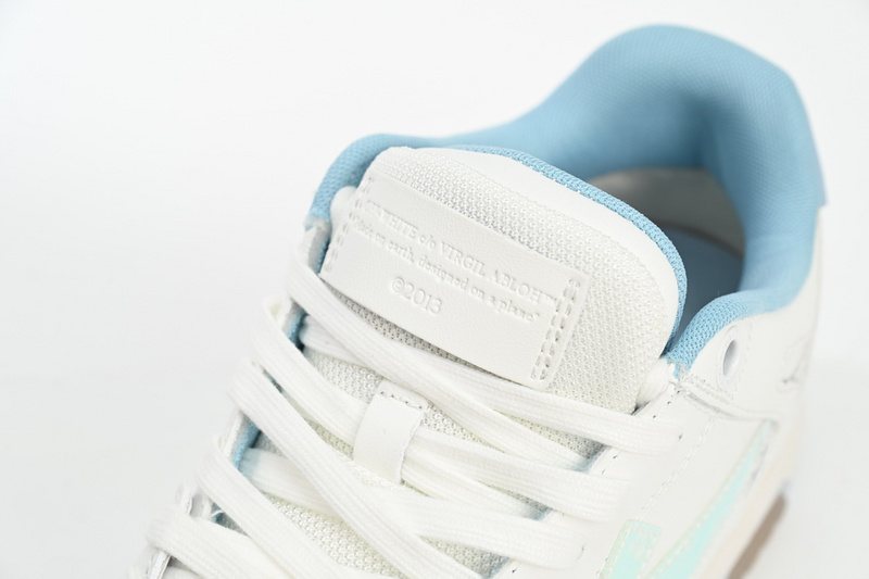 OFF-WHITE Out Of Blue White Blue Discoloration