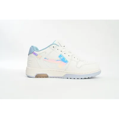 OFF-WHITE Out Of Blue White Blue Discoloration