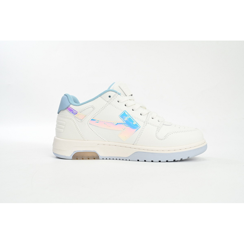 OFF-WHITE Out Of Blue White Blue Discoloration