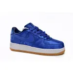 QF  CLOT x Nike Air Force 1 Low Premium Blue Silk