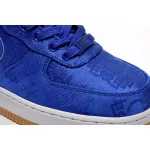 QF  CLOT x Nike Air Force 1 Low Premium Blue Silk