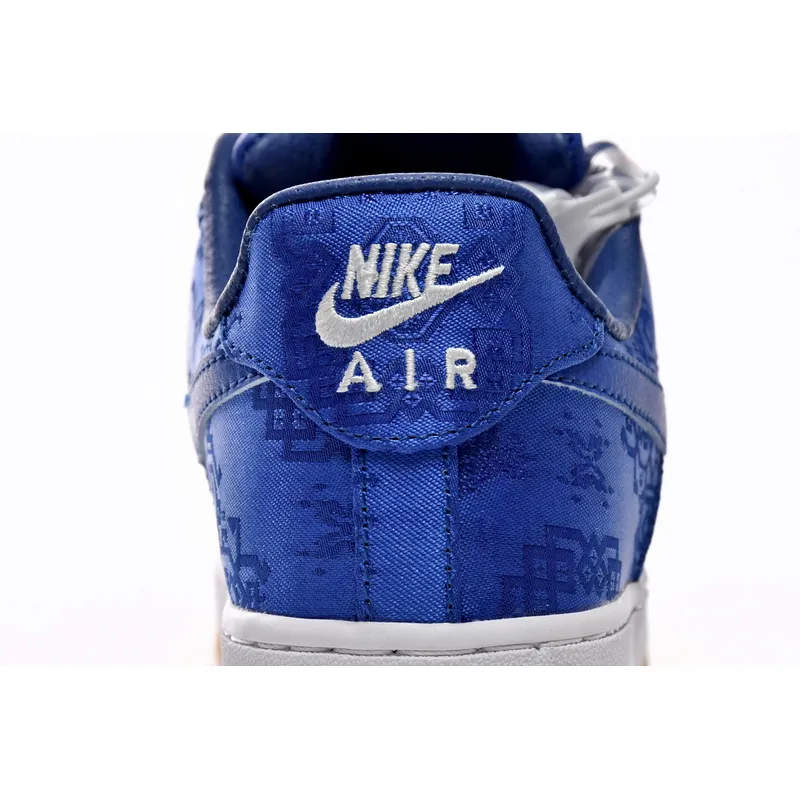 QF  CLOT x Nike Air Force 1 Low Premium Blue Silk