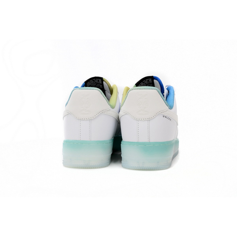 QF Air Force 1 Low White Ice Blue