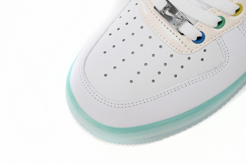 QF Air Force 1 Low White Ice Blue