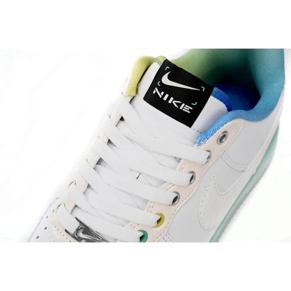 QF Air Force 1 Low White Ice Blue