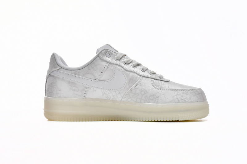 QF CLOT x Nike Air Force 1 Low Premium White Silk