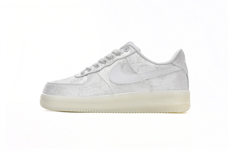 QF CLOT x Nike Air Force 1 Low Premium White Silk