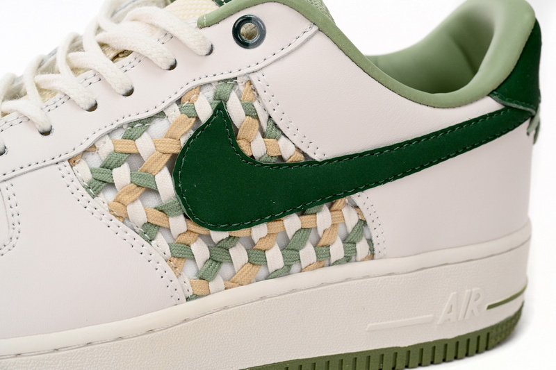QF Nike Air Force 1 Low NAI-KE Sail Gorge Green Pistachio