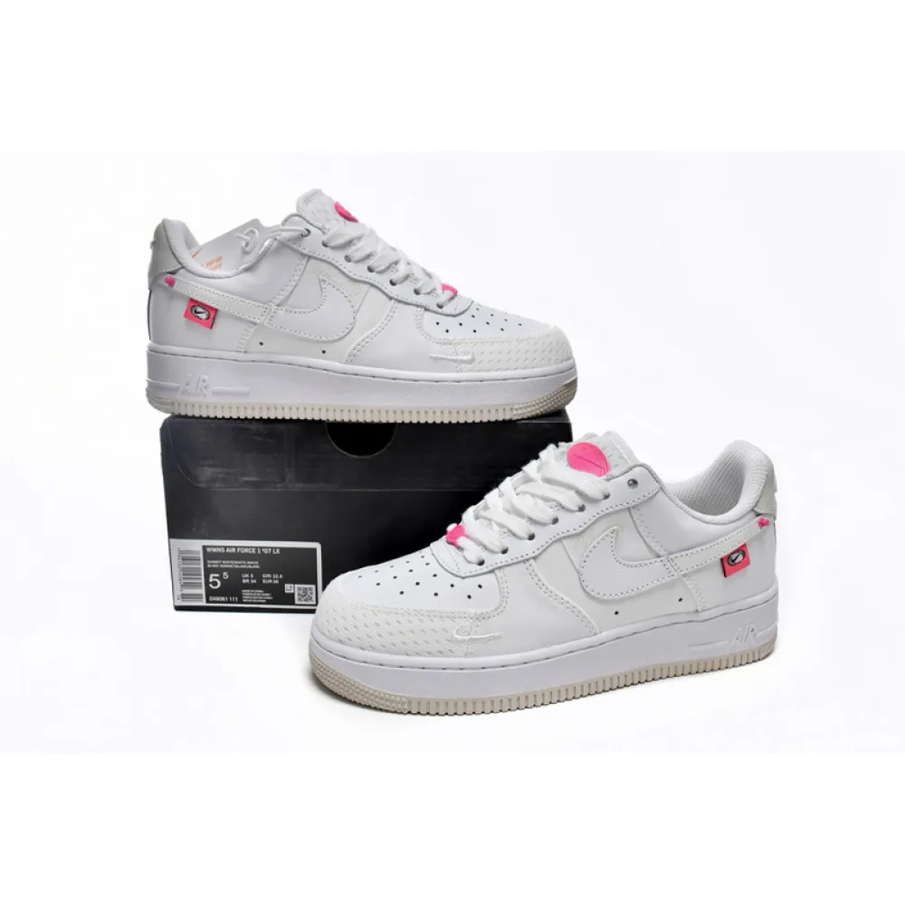 QF Nike Air Force 1 Low Pink Bling