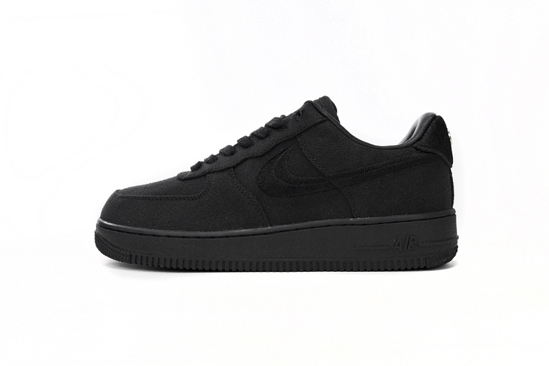 QF Stussy x Nike Air Force 1 Low “Black”