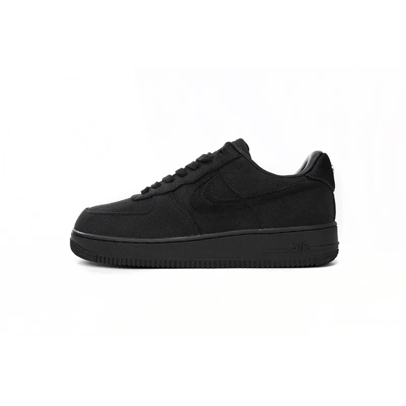 QF Stussy x Nike Air Force 1 Low “Black”