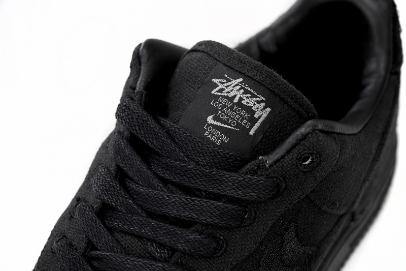 QF Stussy x Nike Air Force 1 Low “Black”