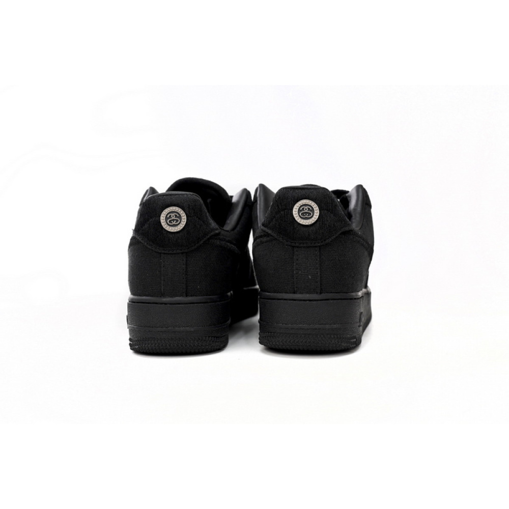 QF Stussy x Nike Air Force 1 Low “Black”
