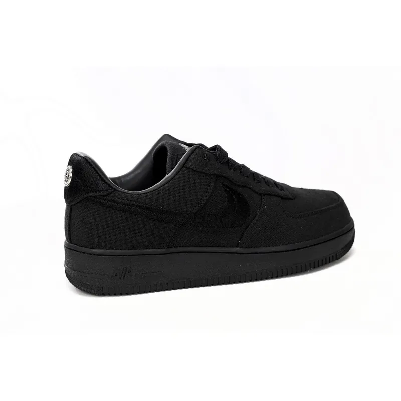 QF Stussy x Nike Air Force 1 Low “Black”