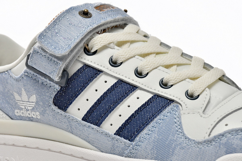 Quiccs x adidas Forum Low Wash Jeans