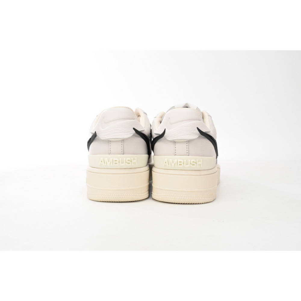 AH AMBUSH x Nike Air Force 1 Low “Phantom”White and Black Tic