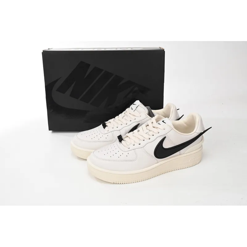 AH AMBUSH x Nike Air Force 1 Low “Phantom”White and Black Tic