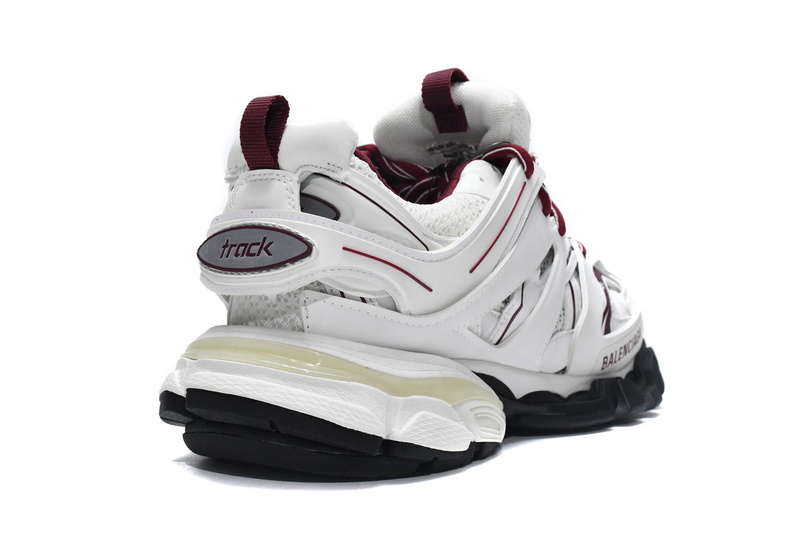 Balenciaga Tess S. White Claret Red