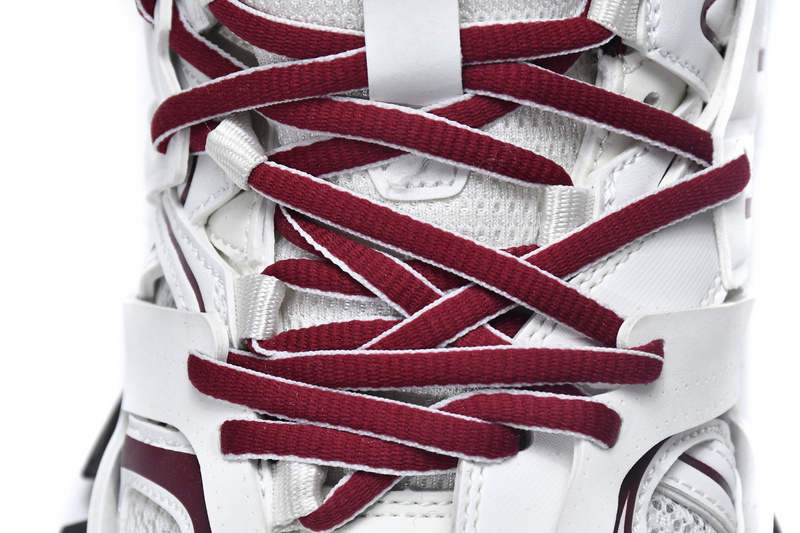 Balenciaga Tess S. White Claret Red