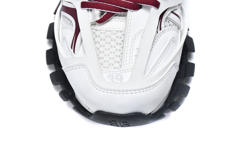 Balenciaga Tess S. White Claret Red