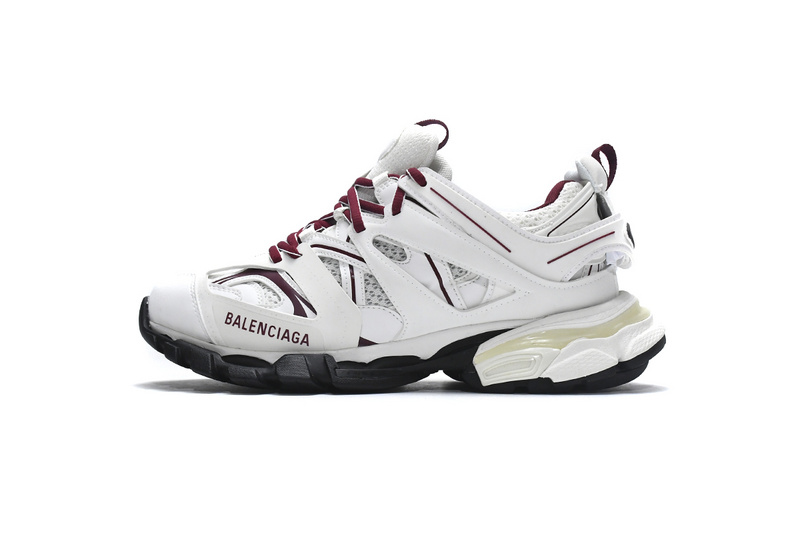 Balenciaga Tess S. White Claret Red