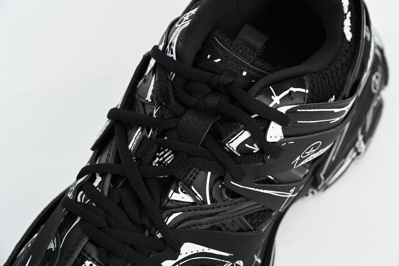 Balenciaga Tess S.Black Black-And-White Painting