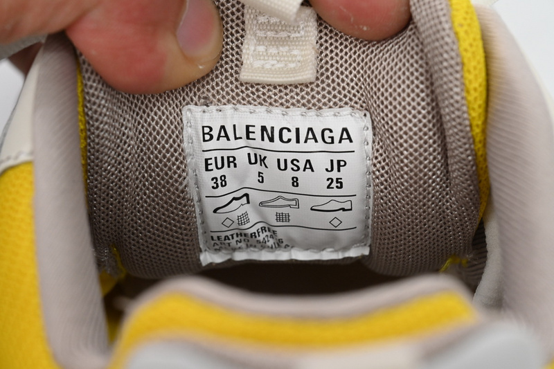 Balenciaga Tess S.Black Black And Yellow Tail