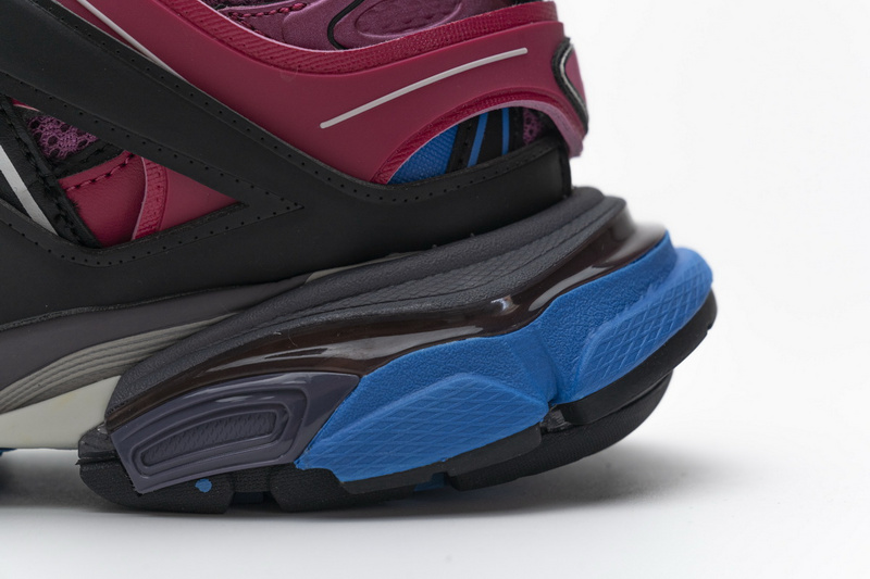 Balenciaga Tess S.Black Purplish Red