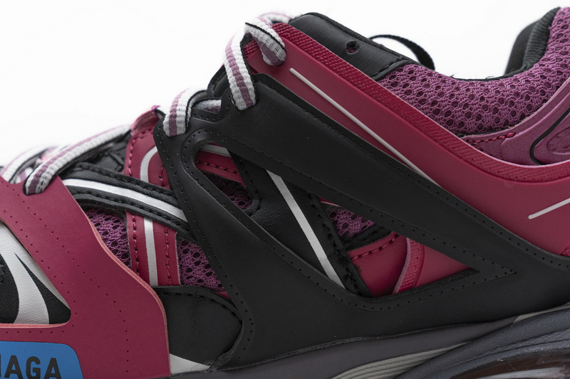 Balenciaga Tess S.Black Purplish Red